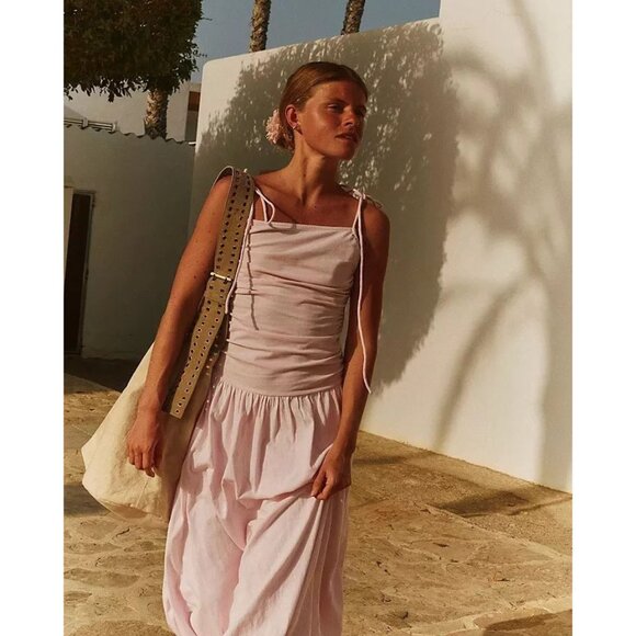 Free People FP Beach Free Est Liza Midi Dress M - Picture 2 of 9